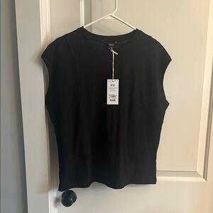 NEXT Women's Black Cap Sleeve Tee